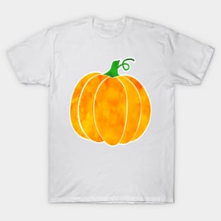 Watercolor Pumpkin Halloween T-Shirt